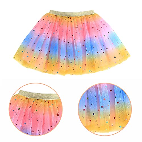 ZJstyle Girls Princess Costume Kids Fancy Dress Girls Fairy Costume Set Princess Tutu Skirt Fairy Wings Dress Up Fantasy Costume with Wings,Wand,Crown Headband & Tutu Skirt for 3-8 Years Girls(Pink)