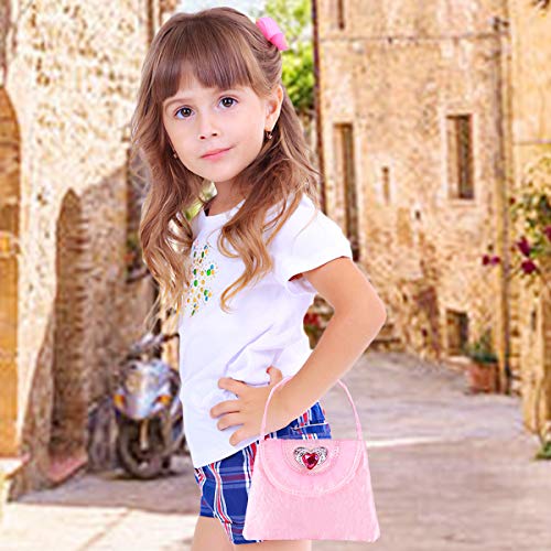 Princess Dress Up Shoes - Princess Toys with Play Shoes & Pretend Jewelry Accessories for Little Girls Aged 3,4,5,6 Birthday Christmas Gift