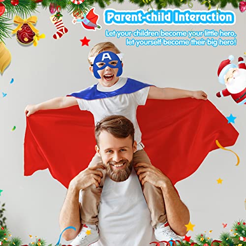 Hikidye Gifts for 3-11 Year Old, Superhero Capes Costumes Easter Gifts Spiderman Toys for 3-10 Year/ 3-12 Year Old Boys Girls Kids Party Dressing Up