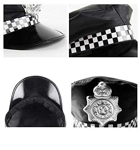 Matissa & Dad Children's Police Officer Role Play Costume and accessory Set Kids Boys Girls (Small (3-5 Years))
