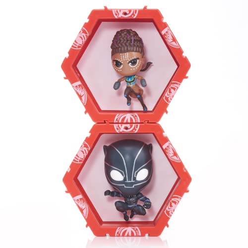 WOW! PODS Avengers Collection - Wakanda Forever Black Panther and Shuri | Superhero Light-Up Bobble-Head Figures | Official Marvel Collectable Toys & Gifts, Wakanda Forever Collection - Twin Pack