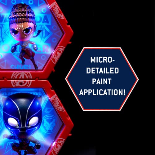 WOW! PODS Avengers Collection - Wakanda Forever Black Panther and Shuri | Superhero Light-Up Bobble-Head Figures | Official Marvel Collectable Toys & Gifts, Wakanda Forever Collection - Twin Pack