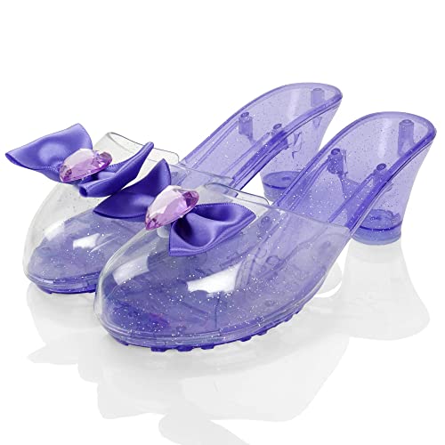 Little Fairy Princess Dress Up Shoes- 3 Jelly Shoes, Kids, Soft Princess Shoes For Girls Age 3-6 Years, Little Girls Shoe Storage Box, Fancy Dress, Toys