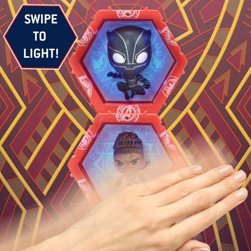 WOW! PODS Avengers Collection - Wakanda Forever Black Panther and Shuri | Superhero Light-Up Bobble-Head Figures | Official Marvel Collectable Toys & Gifts, Wakanda Forever Collection - Twin Pack