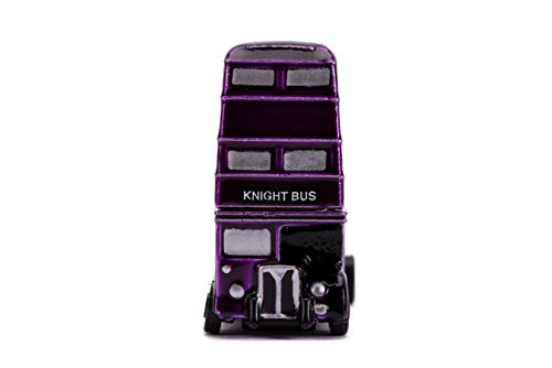 Jada Toys 253181002 Harry Potter Set of 2 Nano Collectable Die-cast, 959 Ford Anglia, Knight Bus, Toy Cars Set, 4 cm, 8 Years and Up