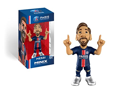 Bandai Minix Paris Saint-Germain Messi Model | Collectable Messi Figure In 30 Shirt | Bandai Minix Football Toys Range | Collect Your Favourite Football Figures And Teams