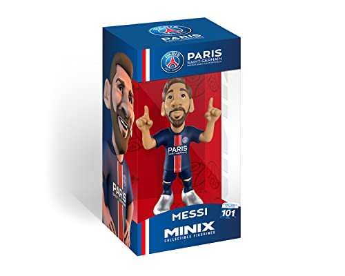 Bandai Minix Paris Saint-Germain Messi Model | Collectable Messi Figure In 30 Shirt | Bandai Minix Football Toys Range | Collect Your Favourite Football Figures And Teams