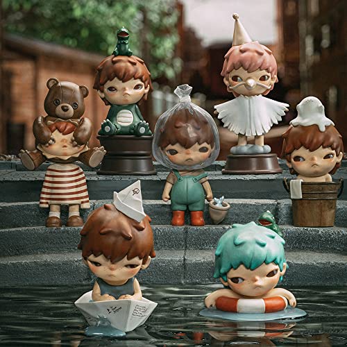 POP MART Hirono Little Mischief Series 3Boxes Exclusive Action Figure Box Toy Popular Collectible Art Toy Cute Figure Creative Gift, for Christmas Birthday Party Holiday