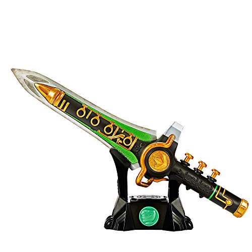 Power Rangers Lightning Collection Mighty Morphin Green Dragon Dagger Premium Fan Collectible With Lights, Sounds, and Music Comes with Stand
