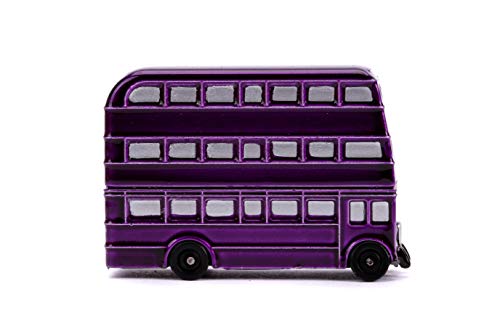 Jada Toys 253181002 Harry Potter Set of 2 Nano Collectable Die-cast, 959 Ford Anglia, Knight Bus, Toy Cars Set, 4 cm, 8 Years and Up