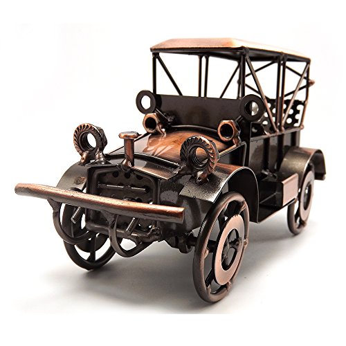 Tipmant Bronze Old Vingtage Car Toys Vechile Collectable Model Cars Gifts