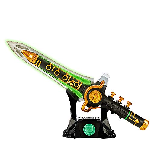 Power Rangers Lightning Collection Mighty Morphin Green Dragon Dagger Premium Fan Collectible With Lights, Sounds, and Music Comes with Stand
