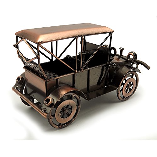 Tipmant Bronze Old Vingtage Car Toys Vechile Collectable Model Cars Gifts