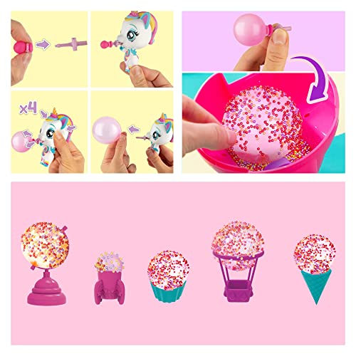 BUBILOONS | Surprise Collectible Mini Animal Doll that Inflates Balloons, Candy Capsule with Coloured Beads | Animal Doll Toy for Girls and Boys +5 Years old