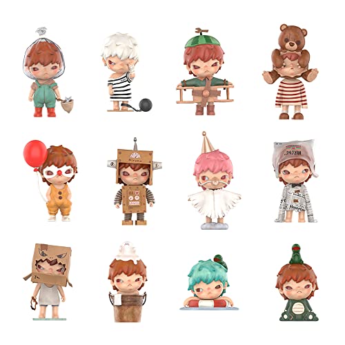 POP MART Hirono Little Mischief Series 3Boxes Exclusive Action Figure Box Toy Popular Collectible Art Toy Cute Figure Creative Gift, for Christmas Birthday Party Holiday