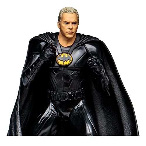McFarlane Toys, DC Multiverse 12-inch Batman Multiverse Unmasked Gold Label Figure Statue, Collectible DC The Flash Movie Posed Statue with Unique Collector Character Card – Ages 12+