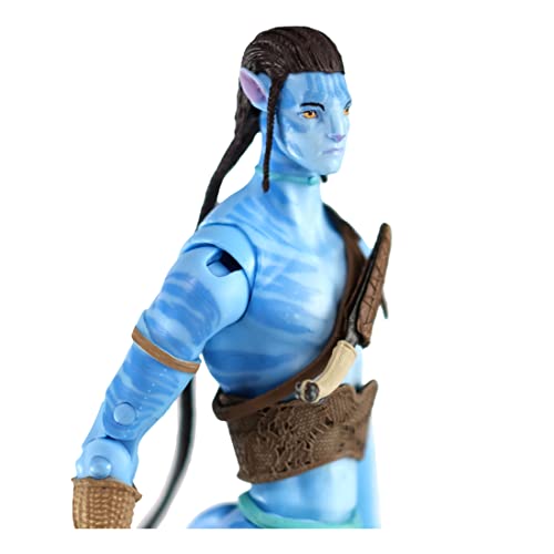 McFarlane Toys , Disney Avatar, 7-inch Jake Sully Classic Avatar Movie Action Figure with 22 Moving Parts, Disney Toys Collectible Figure with Collectors Stand, Ages 12+