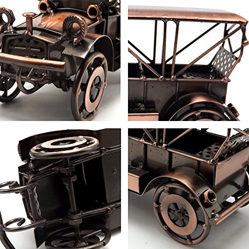 Tipmant Bronze Old Vingtage Car Toys Vechile Collectable Model Cars Gifts