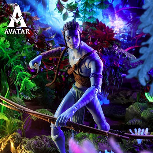 McFarlane Toys , Disney Avatar, 7-inch Jake Sully Classic Avatar Movie Action Figure with 22 Moving Parts, Disney Toys Collectible Figure with Collectors Stand, Ages 12+