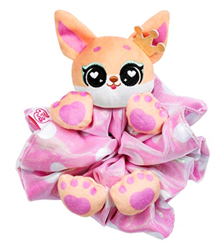 Scrunchmiez 96546 Giantz, These Cute Oversized scrunchies Magically Transform from Hair Accessory to Lovable Plush Collectible Friend and Backpack Clip