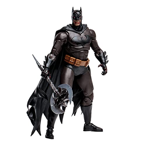 McFarlane Toys, 7-Inch DC Vs Vampires Batman Gold Label Action Figure with 22 Moving Parts, Collectible DC Multiverse Figure with Stand Base Unique Collectible Character Card – Ages 12+
