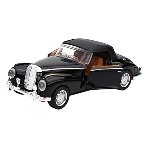 TOYANDONA Diecast Metal Antique Classic Car 1/32 Scale Car Model Collectible Toy Gifts, Black