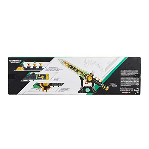 Power Rangers Lightning Collection Mighty Morphin Green Dragon Dagger Premium Fan Collectible With Lights, Sounds, and Music Comes with Stand