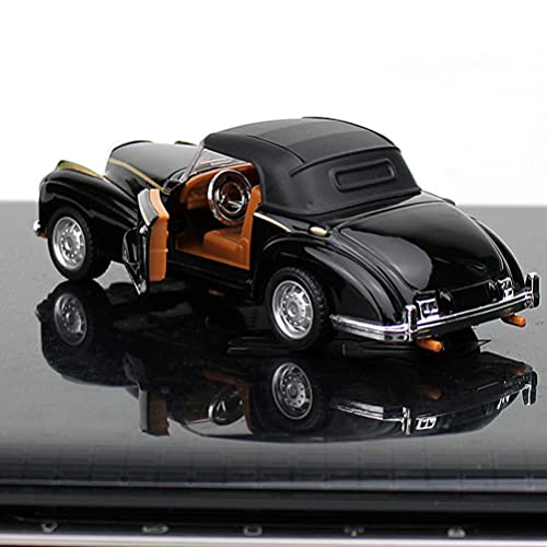 TOYANDONA Diecast Metal Antique Classic Car 1/32 Scale Car Model Collectible Toy Gifts, Black