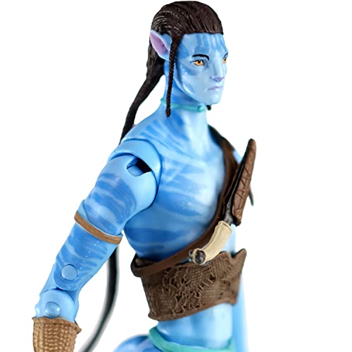 McFarlane Toys , Disney Avatar, 7-inch Jake Sully Classic Avatar Movie Action Figure with 22 Moving Parts, Disney Toys Collectible Figure with Collectors Stand, Ages 12+
