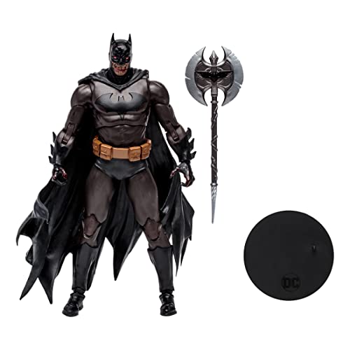 McFarlane Toys, 7-Inch DC Vs Vampires Batman Gold Label Action Figure with 22 Moving Parts, Collectible DC Multiverse Figure with Stand Base Unique Collectible Character Card – Ages 12+