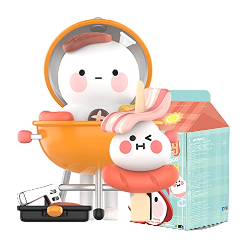 POP MART BOBO & COCO Go Camping Series Exclusive Action Figure Box Toy Popular Collectible Art Toy Cute Figure Creative Gift, for Christmas Birthday Party Holiday