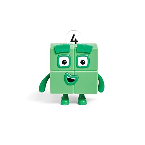 Learning Resources Numberblocks Four and the Terrible Twos, Official Collectible Toys, Includes Numberblocks Four and 2 x the Terrible Two, With Posable Arms for Realistic Play, Suitable for Display