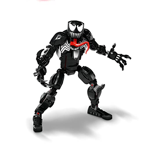 LEGO 76230 Marvel Venom Figure, Fully Articulated Super Villain Action Toy, Spider Man Universe Collectible Set, Alien Toys for Boys and Girls