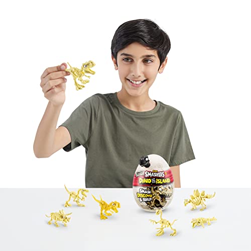 Smashers Dino Island Nano Egg (3 Pack), Dinosaur Collectible Toy, Explorer's Kit, Dinosaur Slime, Includes 3 Surprise Dinosaur Toys, Ages 3+