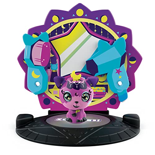 Zoobles, Kosmic Kitty Transforming Collectible Figure and Happitat Accessory, Kids Toys for Girls Aged 5 and above