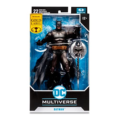 McFarlane Toys, 7-Inch DC Vs Vampires Batman Gold Label Action Figure with 22 Moving Parts, Collectible DC Multiverse Figure with Stand Base Unique Collectible Character Card – Ages 12+