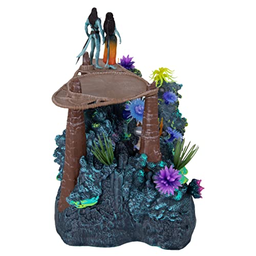 McFarlane Toys, Disney Avatar, World of Pandora Metkayina Reef with Tonowari and Ronal Avatar Movie Action Figure Set, Disney Toys Collectible Figure – Ages 8+