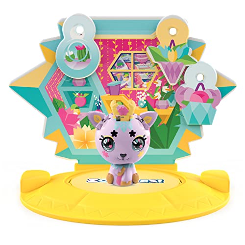 Zoobles, Kosmic Kitty Transforming Collectible Figure and Happitat Accessory, Kids Toys for Girls Aged 5 and above
