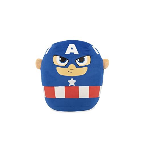 Ty Marvel Avengers Captain America Squish-A-Boo 10 Inches | Licensed Squishy Beanie Baby Soft Plush Marvel Toys | Collectible Cuddly Stuffed Teddy