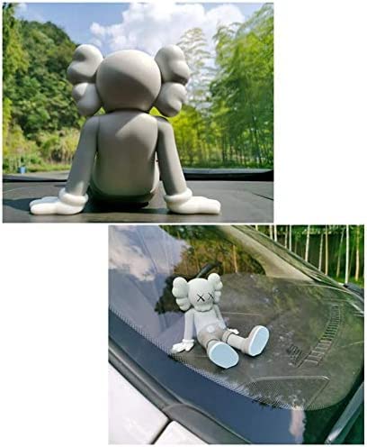 Akls 6" 15cm Prototype Lying K A W S OriginalFake Companion Model Art Toys Action Figure Collectible Model Toy (Gray)