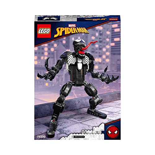 LEGO 76230 Marvel Venom Figure, Fully Articulated Super Villain Action Toy, Spider Man Universe Collectible Set, Alien Toys for Boys and Girls