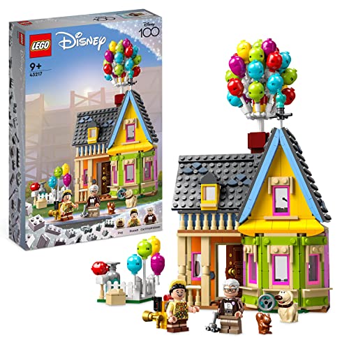 LEGO Disney and Pixar ‘Up’ House​ Buildable Toy with Balloons, Carl, Russell and Dug Figures, Collectible Model Set, Disney's 100th Anniversary Series, Iconic Gift Idea 43217