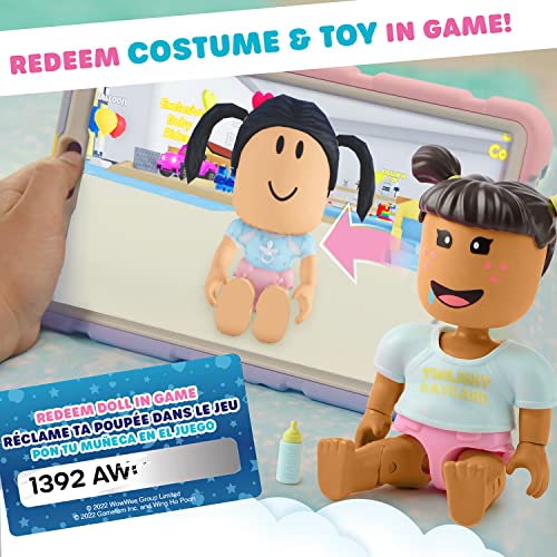 Twilight Daycare Collectible Baby Dolls – Deluxe Pack Includes Metaverse Doll, Crib, Blanket, and Extra Toy – Redeem Virtual Items in Online Game(Packaging May Vary)