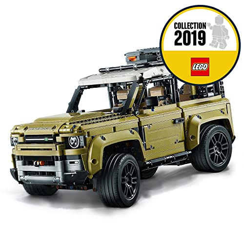 LEGO 42110 Technic Land Rover Defender Off Road 4x4, Exclusive Advanced Car Model Building Kit, Collectible Toys Set, Gifts for Boys and Girls for 11 year +
