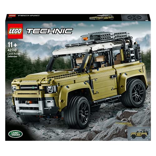 LEGO 42110 Technic Land Rover Defender Off Road 4x4, Exclusive Advanced Car Model Building Kit, Collectible Toys Set, Gifts for Boys and Girls for 11 year +
