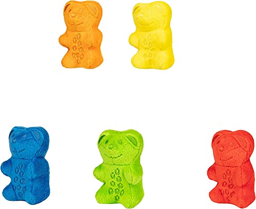 Dealberry Goldbears 5 Pack Mini Plush Stuffed Toys Collectible Scented