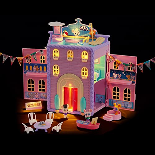 Character Options 7396 Millie & Friends Mouse in The House Stilton Hamper Hotel Playset, Collectable Toys, Imaginative Play, Gift for 3-7 Year Old