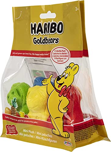 Dealberry Goldbears 5 Pack Mini Plush Stuffed Toys Collectible Scented