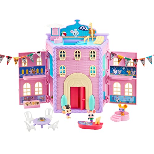Character Options 7396 Millie & Friends Mouse in The House Stilton Hamper Hotel Playset, Collectable Toys, Imaginative Play, Gift for 3-7 Year Old