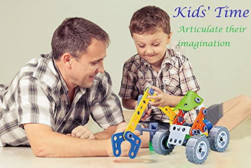 AIVIAI STEM Building Toys Set for Kids Education Construction Building Blocks Toy Learning Engineering Kit Toy for Boys and Girls Ages 5-12 Years Old, Christmas/Birthday Gift Idea (167 PCS)